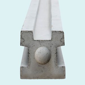 3-Way Slotted Concrete Posts - Multiple Heights Available