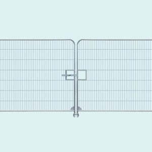 Anti-Climb Vehicle Double Gates