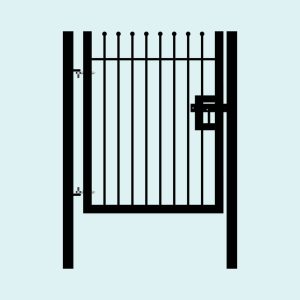 Ball Top Single Gates