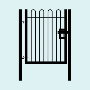 Bow Top Single Gates