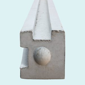 Corner Slotted Concrete Posts - Multiple Heights Available