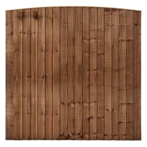 Arched Feather Edge Timber Fence Panels