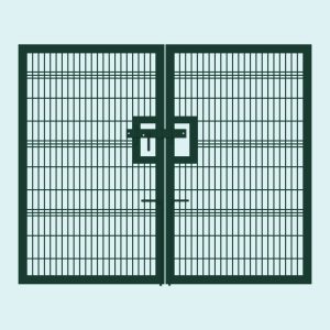 Profile V Mesh Double Gates