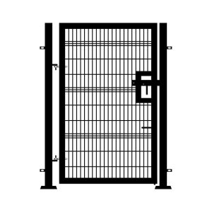 Temporary Single Pedestrian Gate - (H)2.4 x (W)1.2m