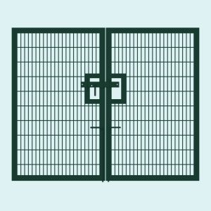 Twin Wire Mesh Double Gates