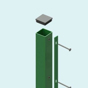 Twin Wire Mesh Fence Posts