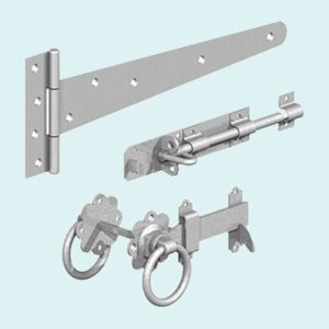 Sidegate Kit (Ring Gate Latch) - 18" 450mm Galvanised (GATEMATE®)